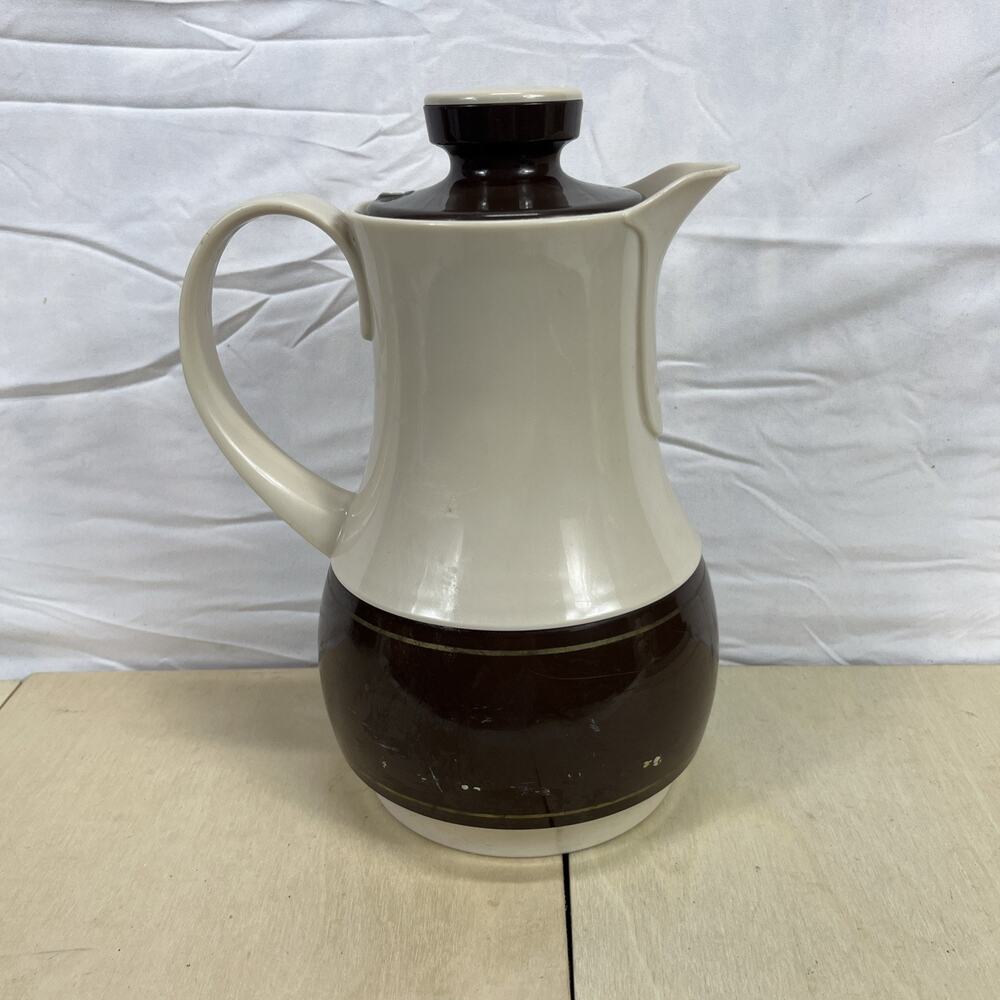 Vintage Thermos Coffee Butler - Ingried Thermal Carafe #570, Brown